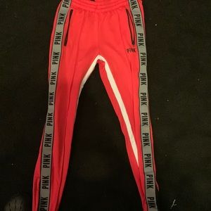 Victoria secret red grey and black sexy jogger
